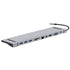 Type-C Hub 10 in 1 Type C to HDMI VGA 3*USB-3.0 /RJ45 Gigabit Ethernet PD SD/TF Hub